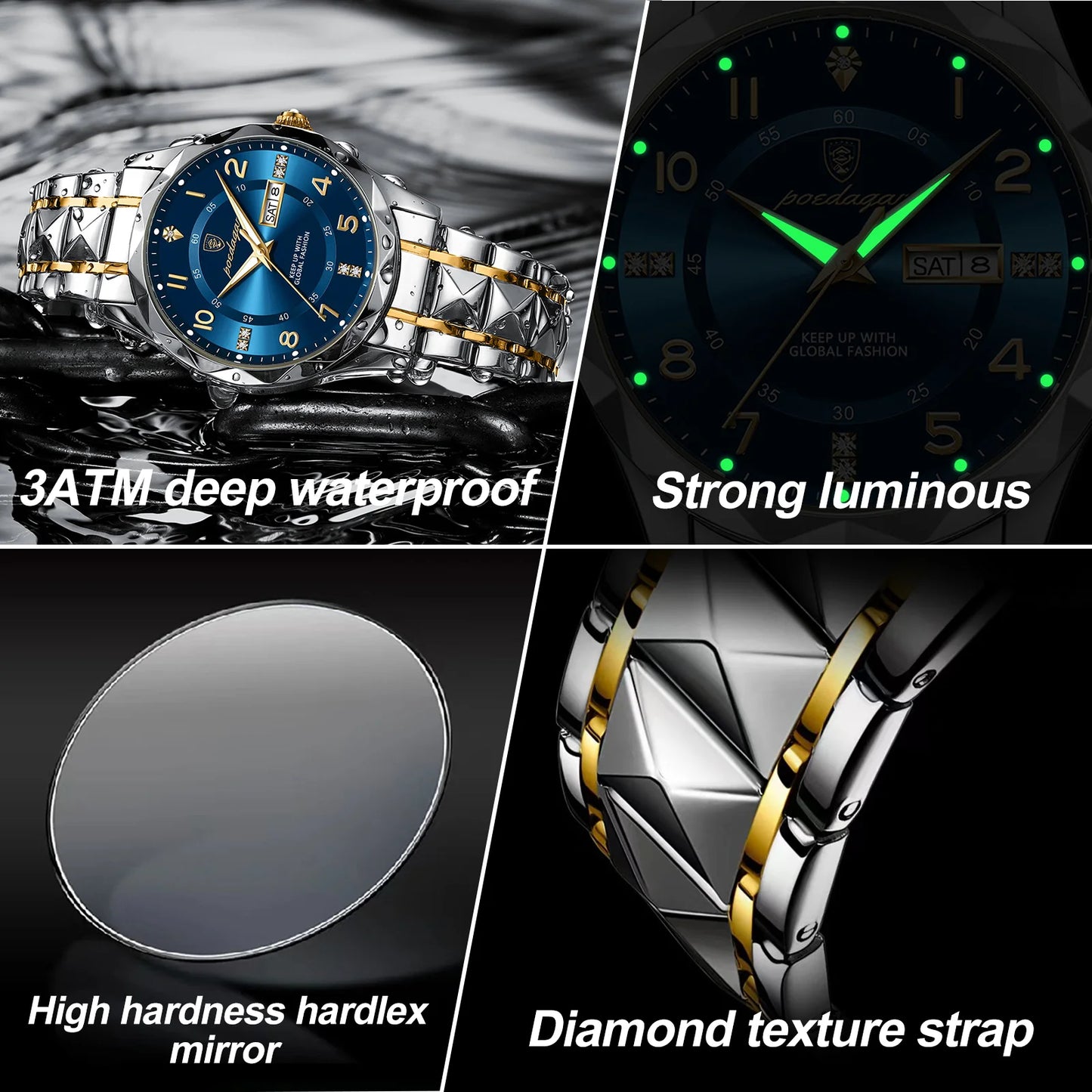 Luxury Quartz Wristwatch