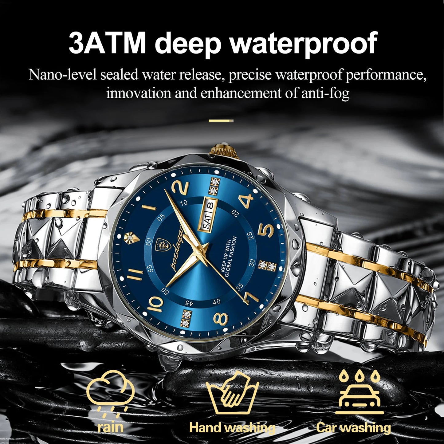 Luxury Quartz Wristwatch